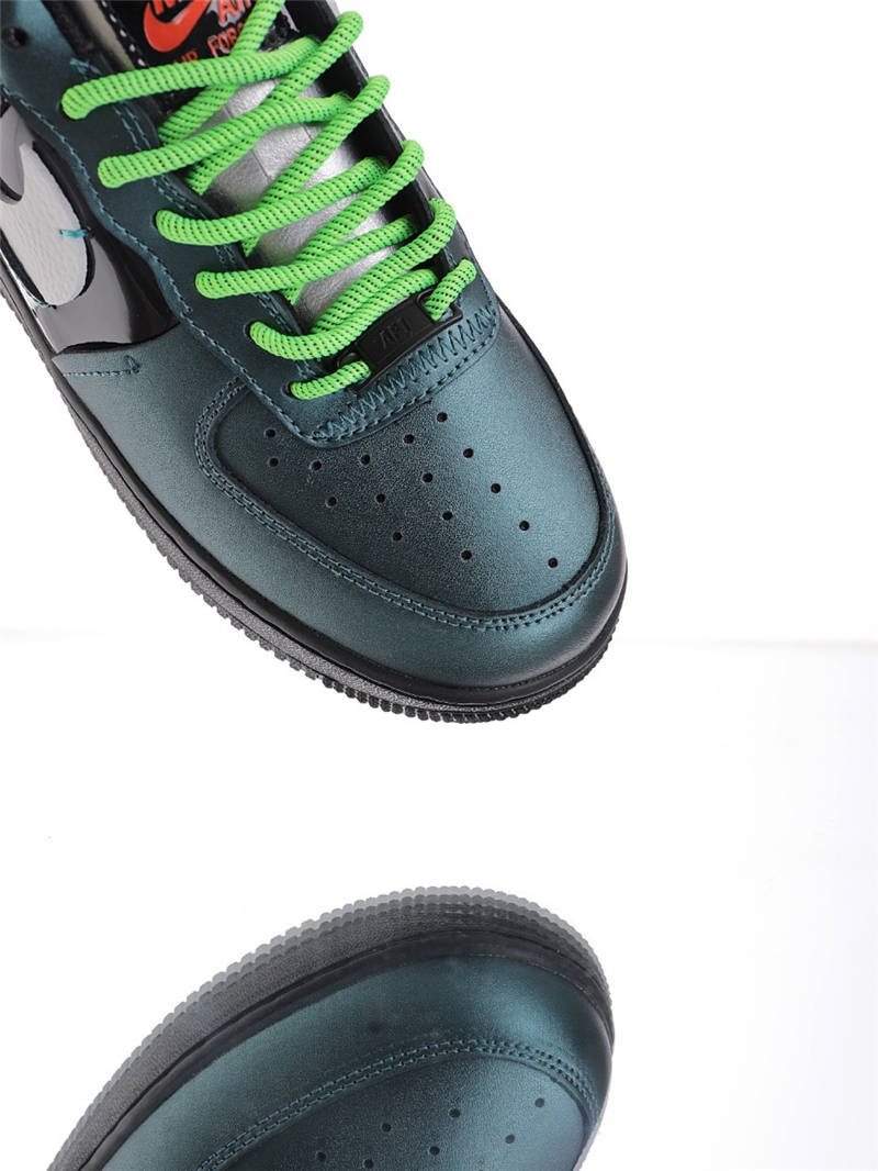 nike air force 1 - Blanco Negro Verde