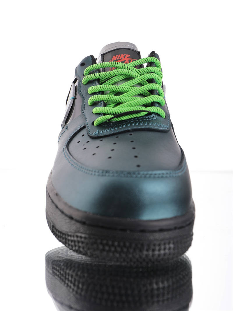 nike air force 1 - Blanco Negro Verde