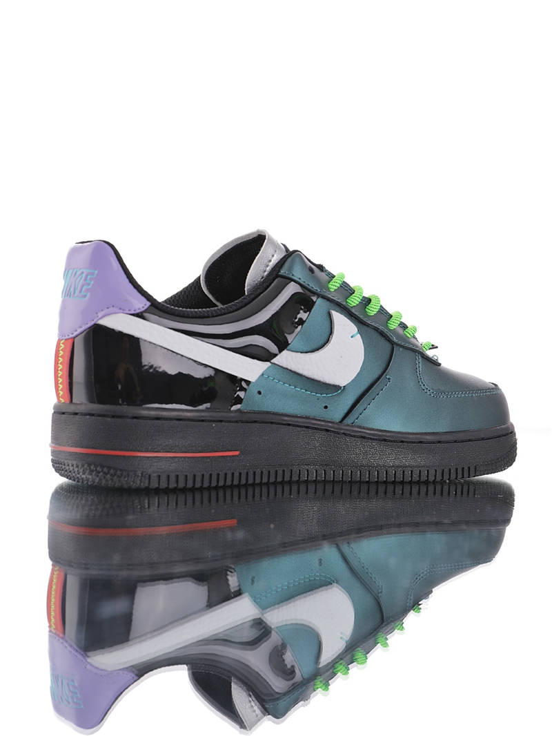 nike air force 1 - Blanco Negro Verde