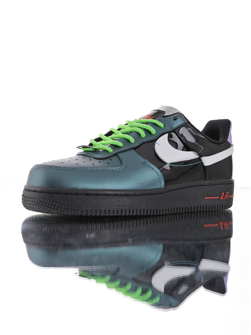 nike air force 1 - Blanco Negro Verde