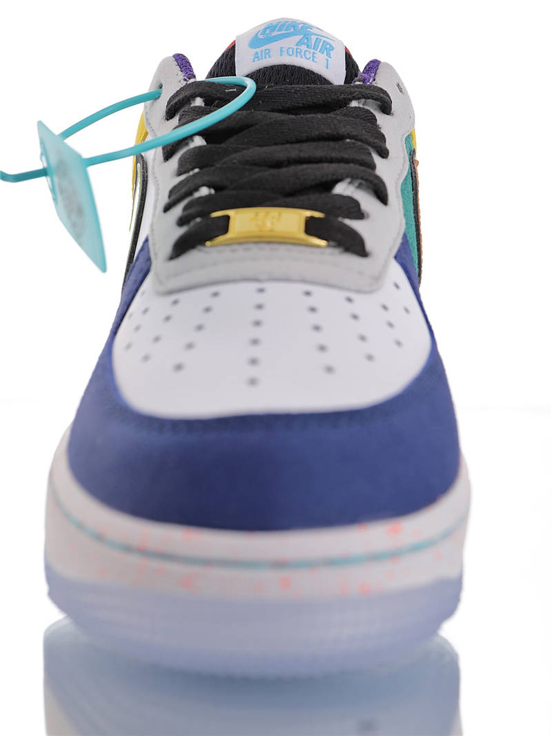 nike air force 1 - Blanco Negro Arcoiris