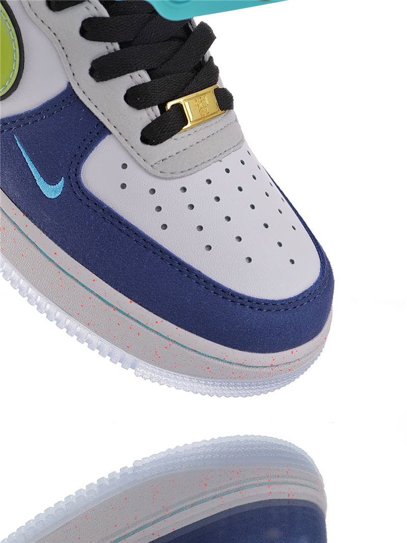 nike air force 1 - Blanco Negro Arcoiris