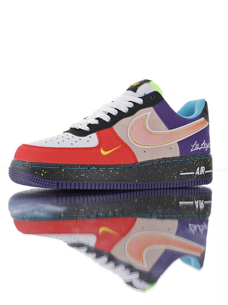 nike air force 1 - Blanco Negro Arcoiris