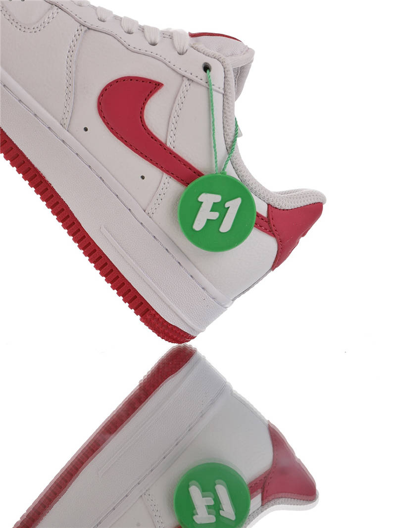 nike air force 1 - Blanco Rojo