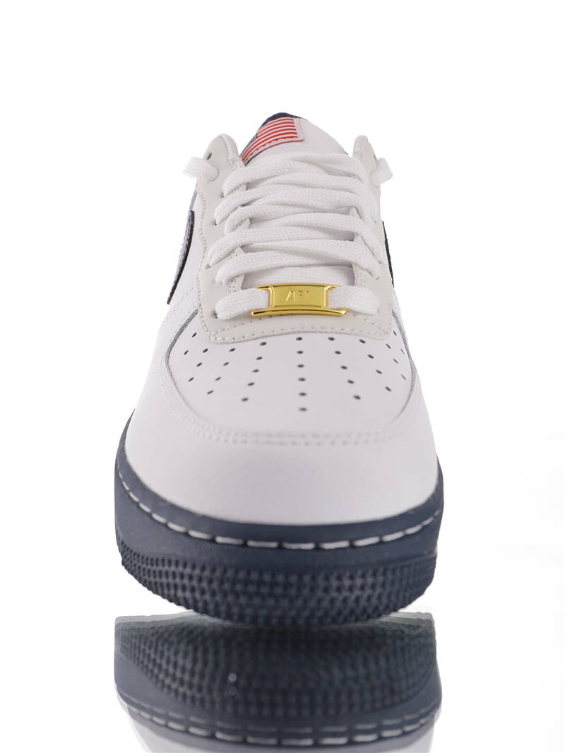 nike air force 1 - Blanco Azul Fluor