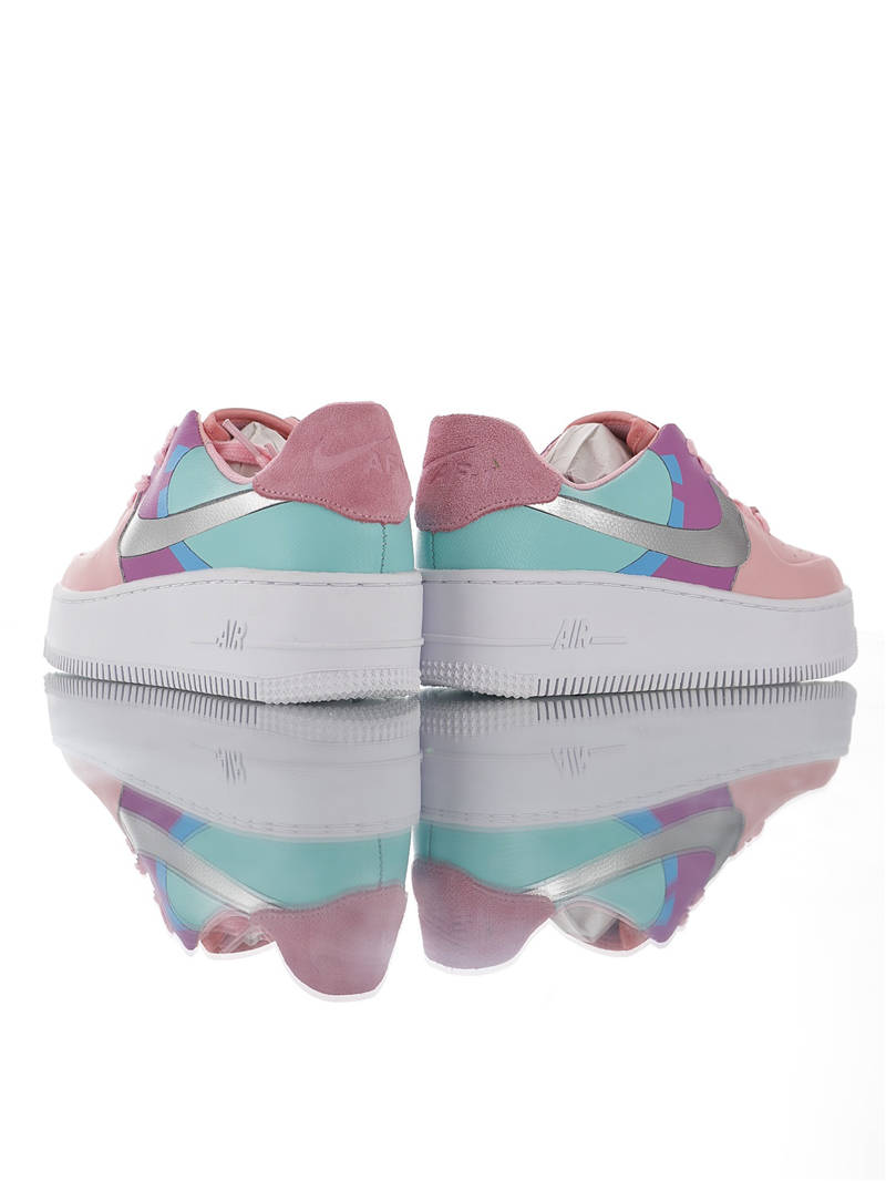 nike air force 1 - Rosado Morado Celeste Plateado