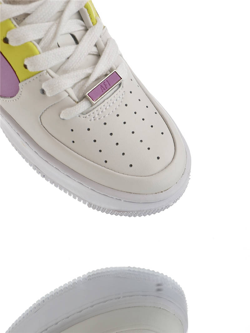 nike air force 1 - Blanco Celeste Rojo Morado Verde
