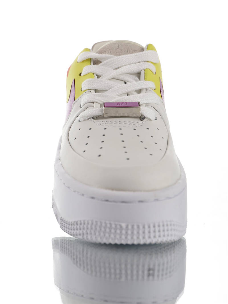 nike air force 1 - Blanco Celeste Rojo Morado Verde