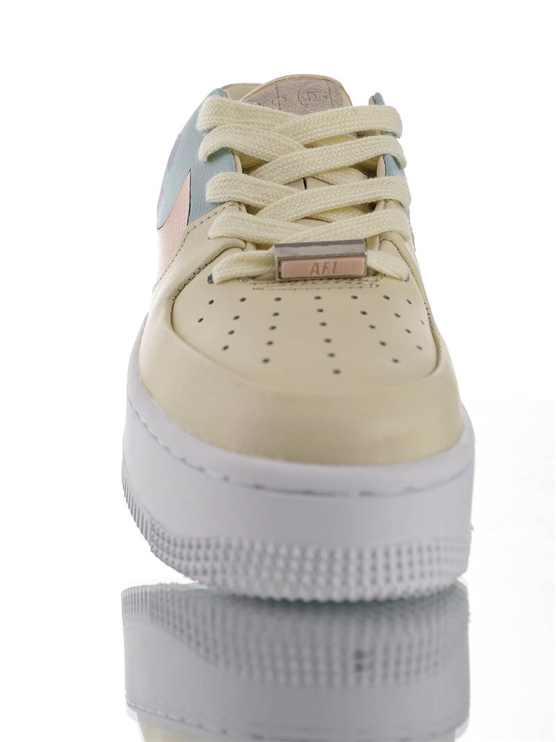 nike air force 1 - Vainilla Celeste Rosado Morado