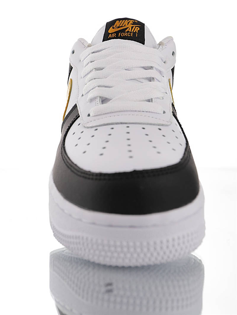 nike air force 1 - Blanco Negro Amarillo
