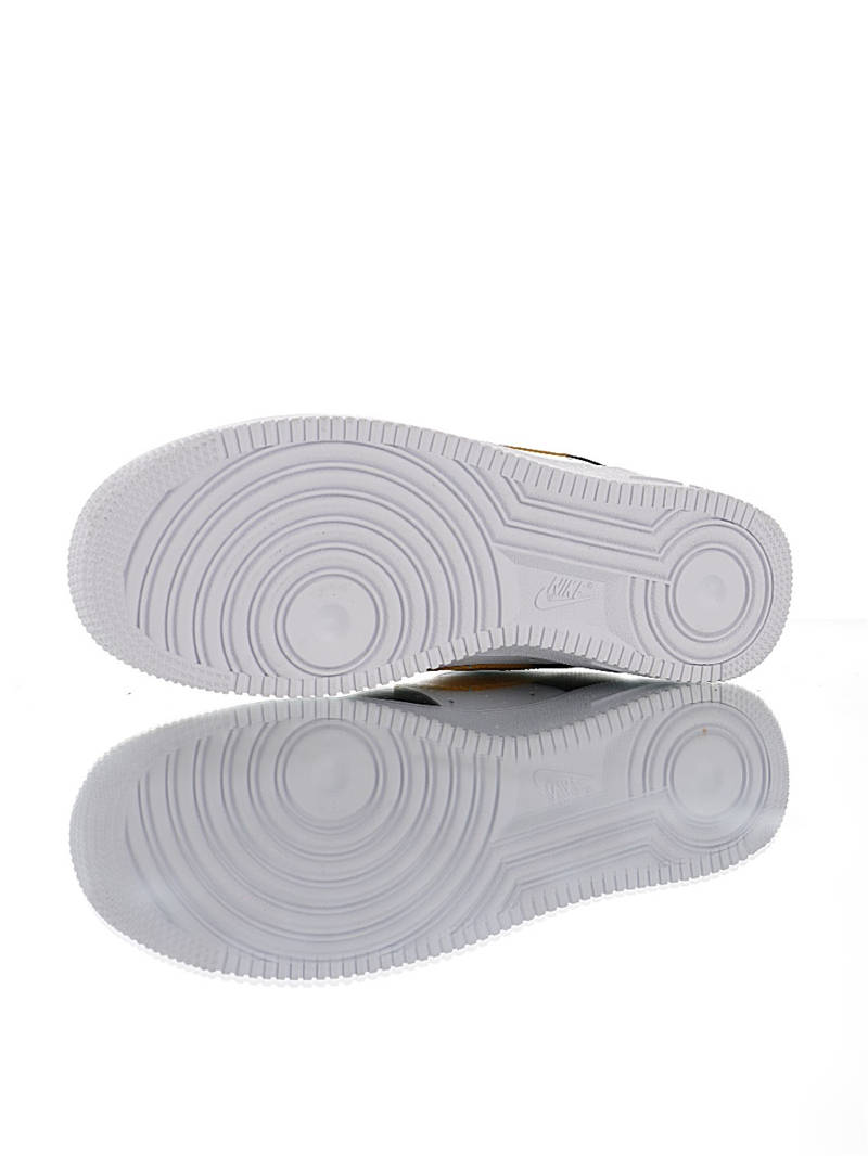 nike air force 1 - Blanco Negro Amarillo