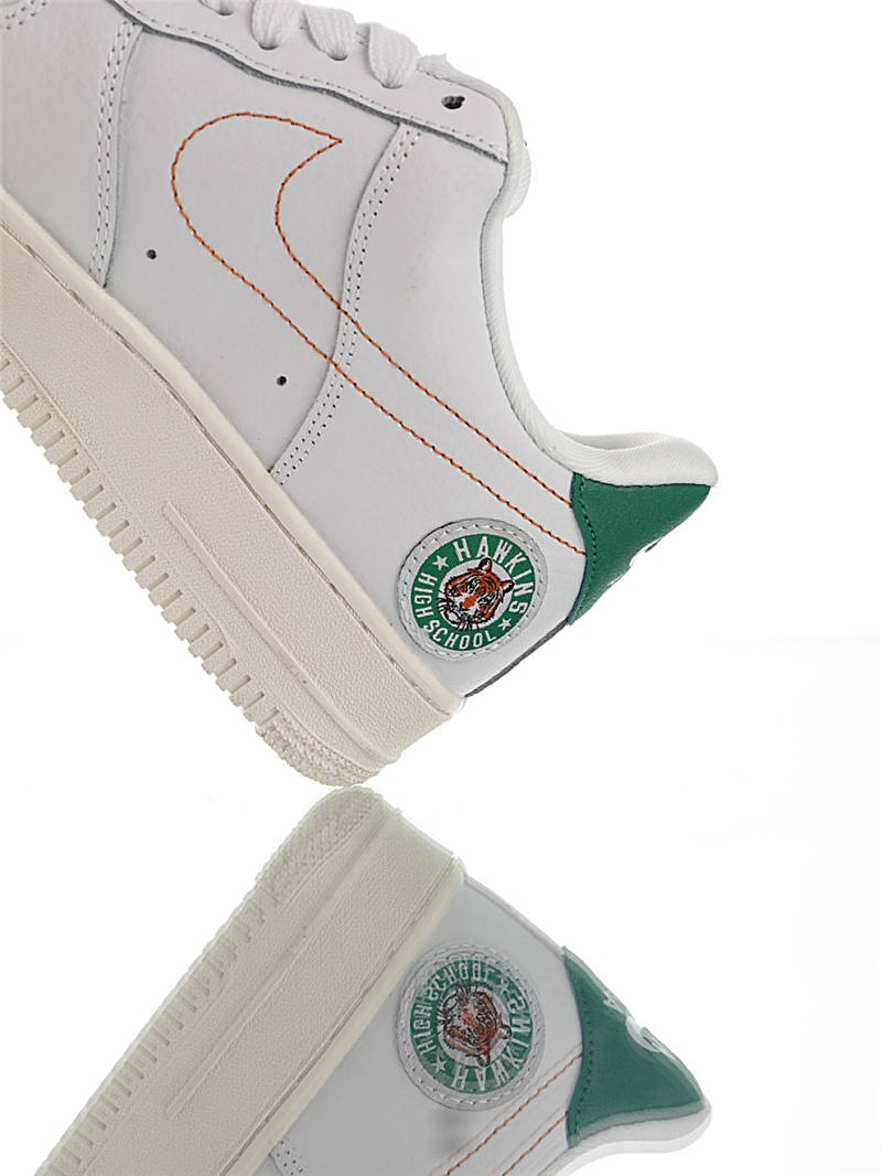 nike air force 1 - Blanco Verde Rojo