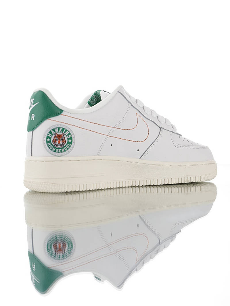 nike air force 1 - Blanco Verde Rojo