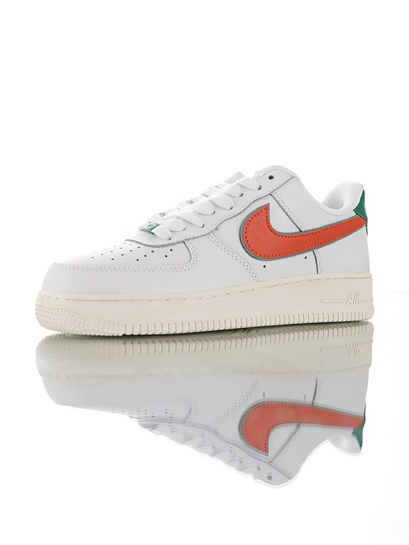 nike air force 1 - Blanco Verde Rojo