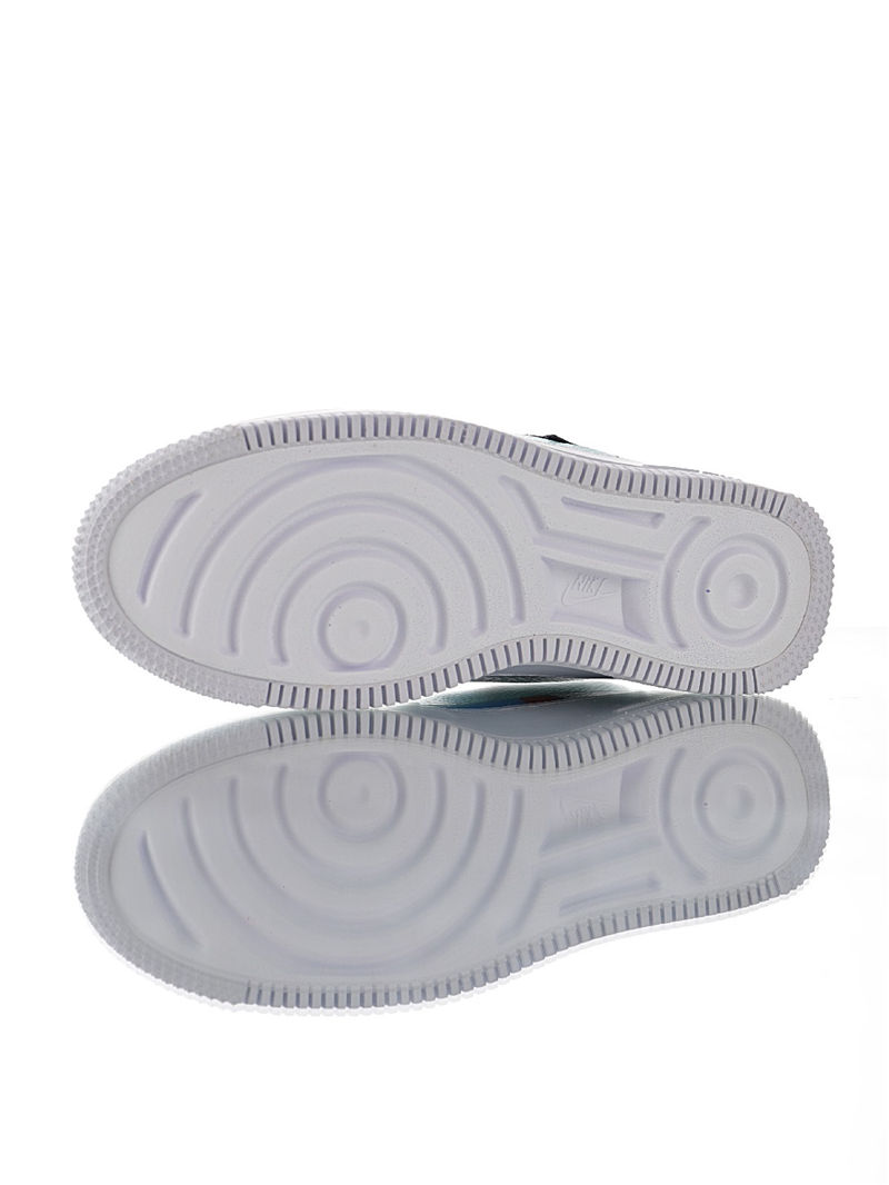 nike air force 1 - Blanco Celeste Azul Rojo
