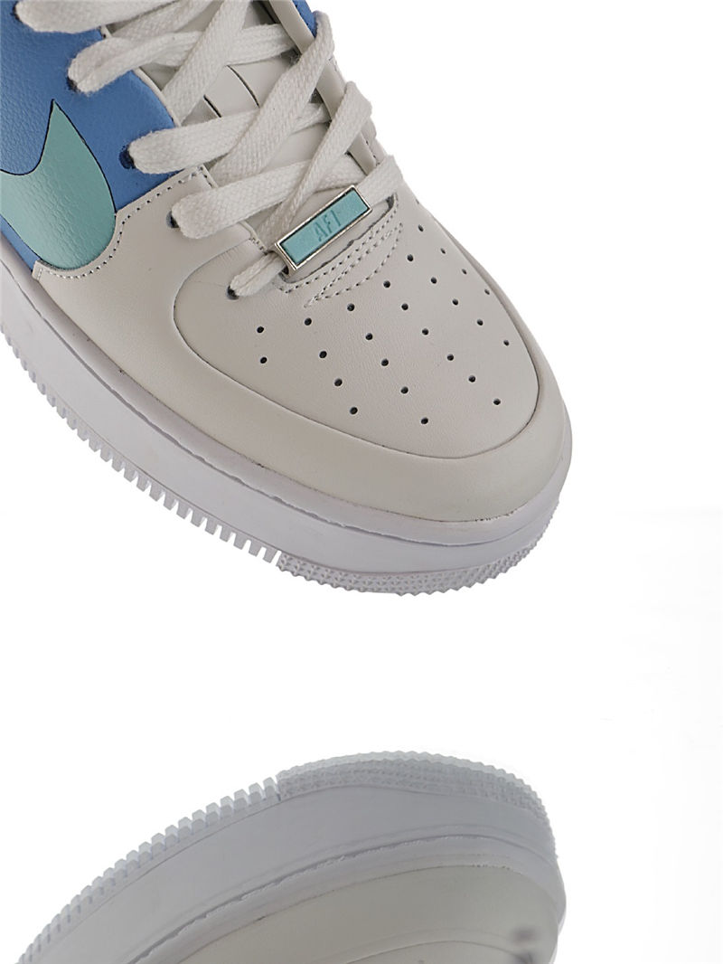 nike air force 1 - Blanco Celeste Azul Rojo