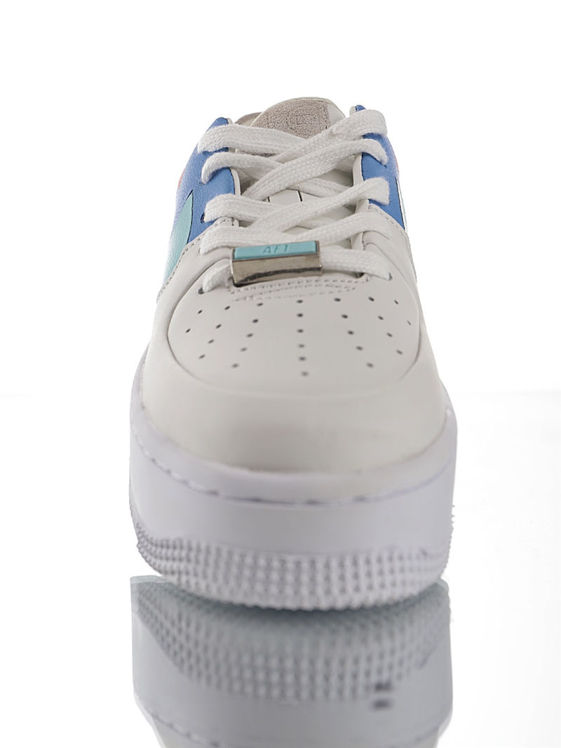 nike air force 1 - Blanco Celeste Azul Rojo