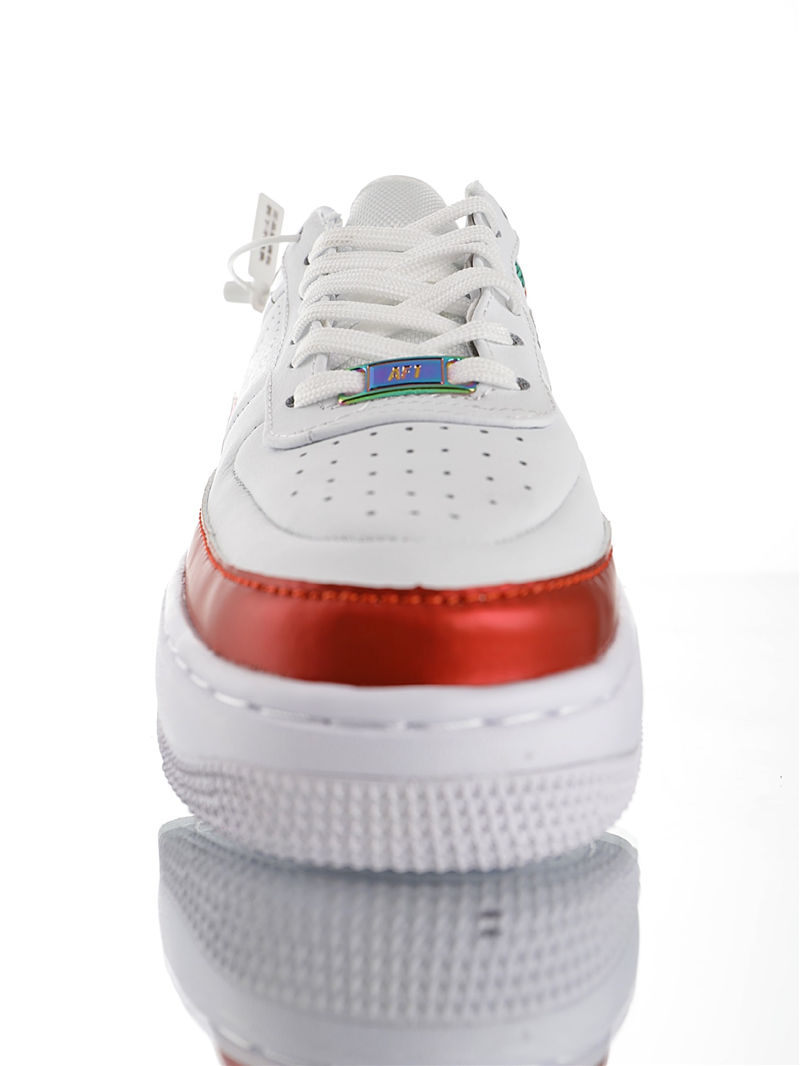 nike air force 1 - Blanco Rojo Arcoiris
