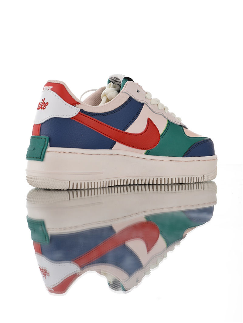 nike air force 1 - Durazno Blanco Rojo Verde Azul