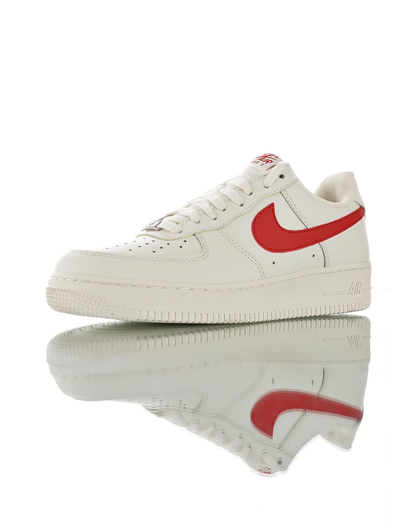 nike air force 1 - Blanco Rojo
