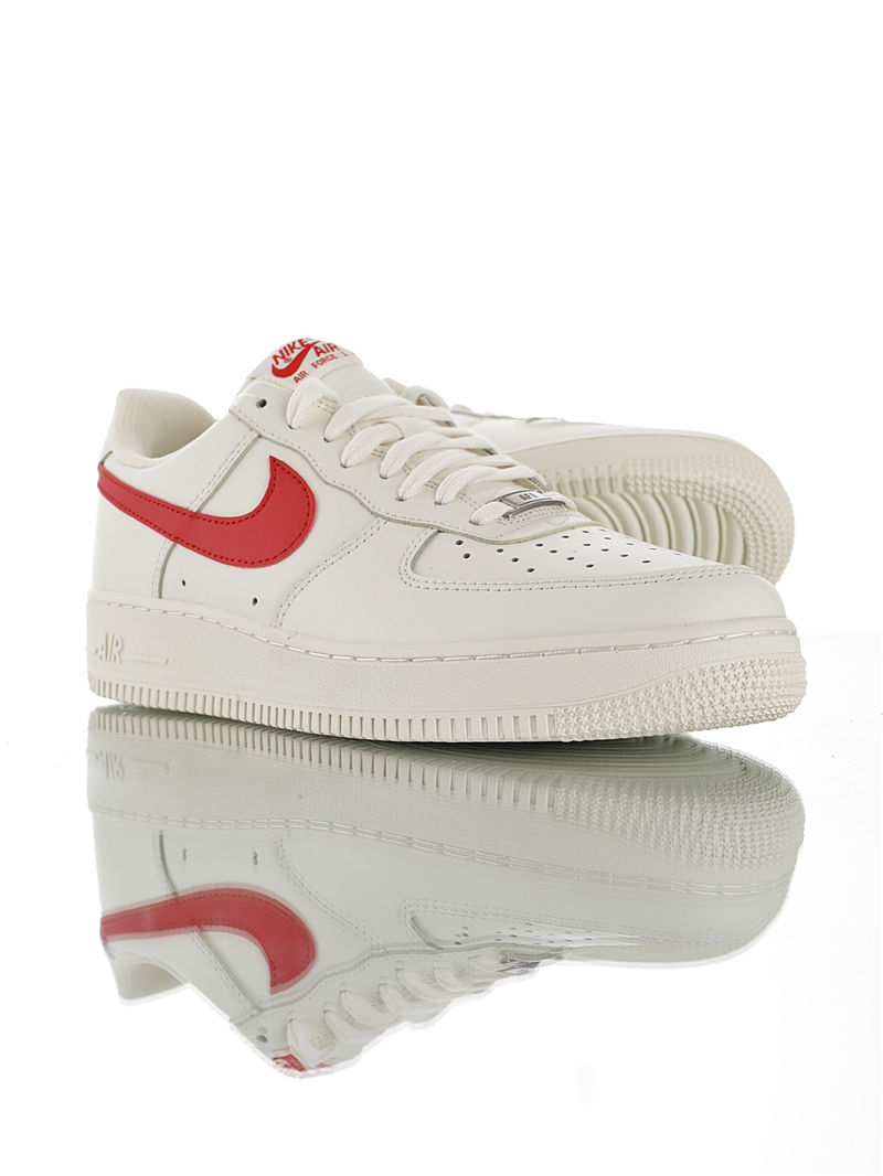 nike air force 1 - Blanco Rojo