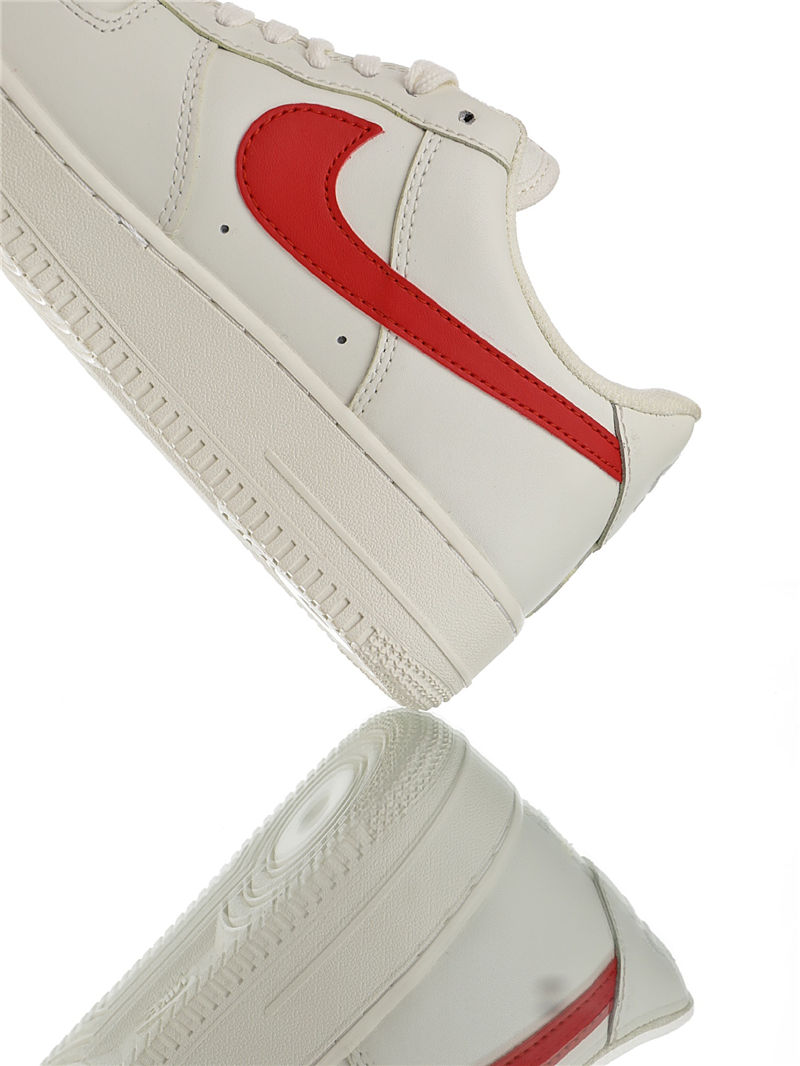 nike air force 1 - Blanco Rojo