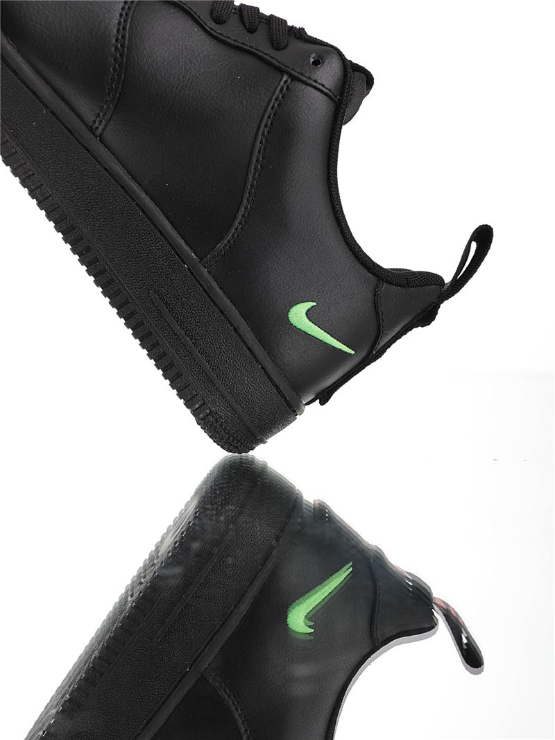 nike air force 1 - Negro Verde