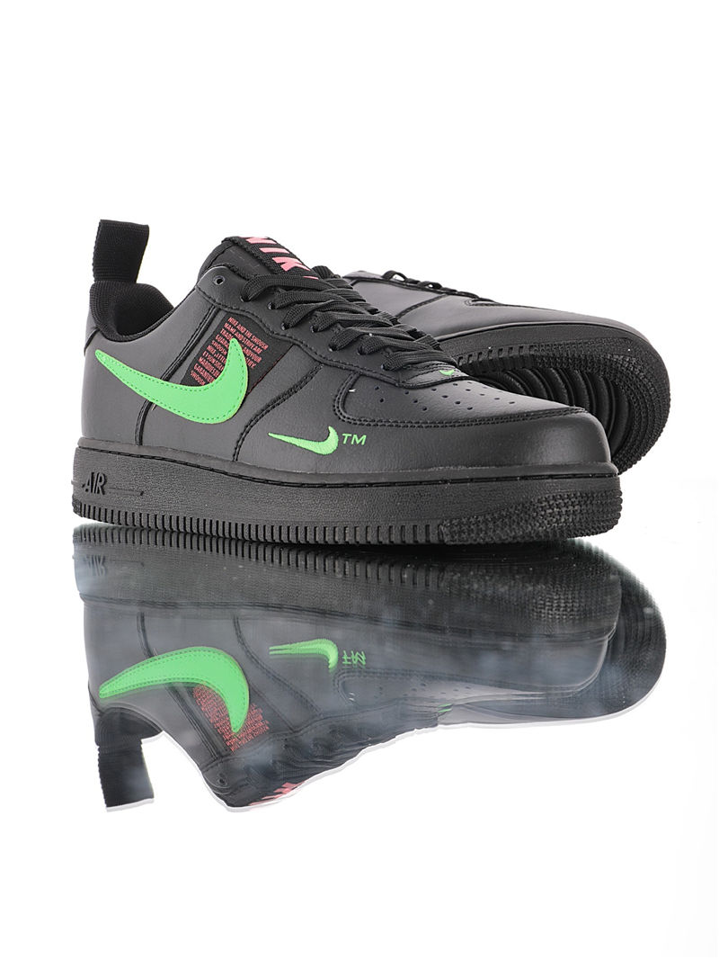 nike air force 1 - Negro Verde