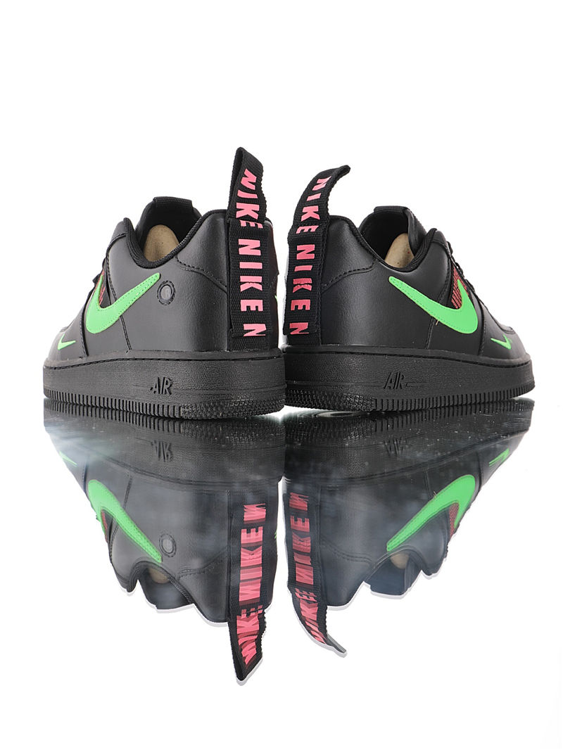 nike air force 1 - Negro Verde