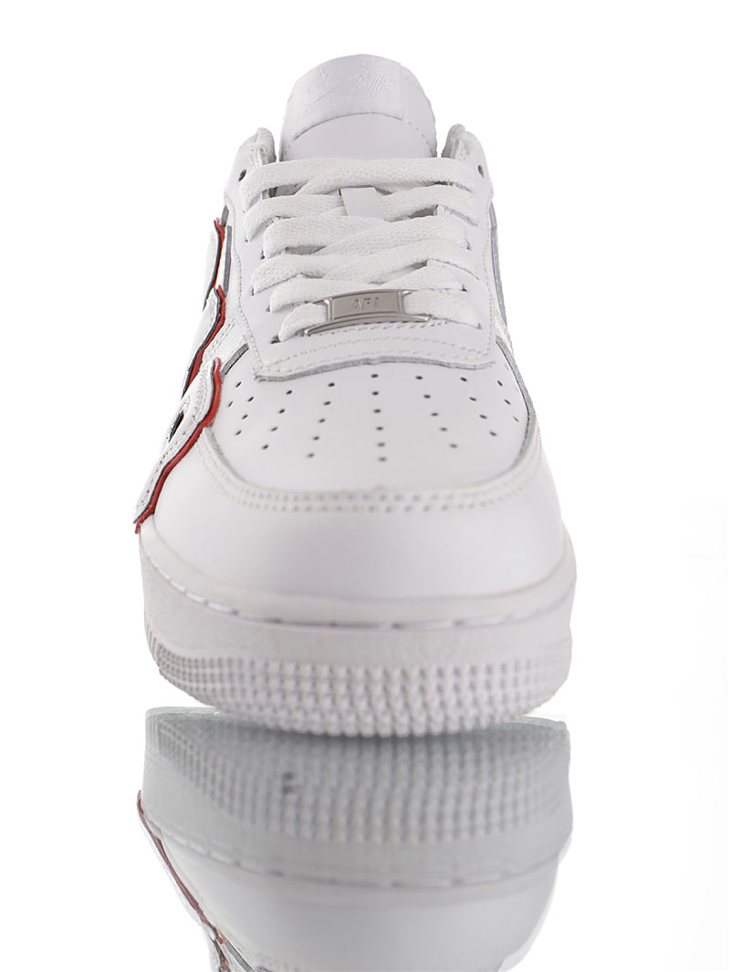 nike air force 1 - Blanco Rojo