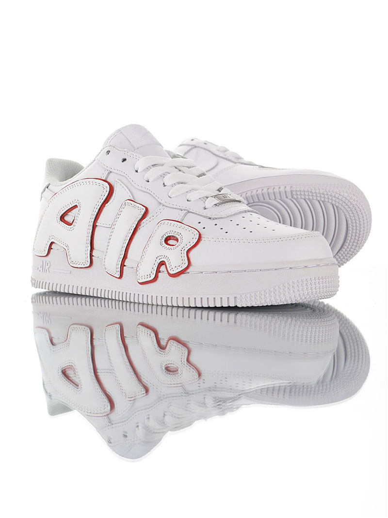 nike air force 1 - Blanco Rojo