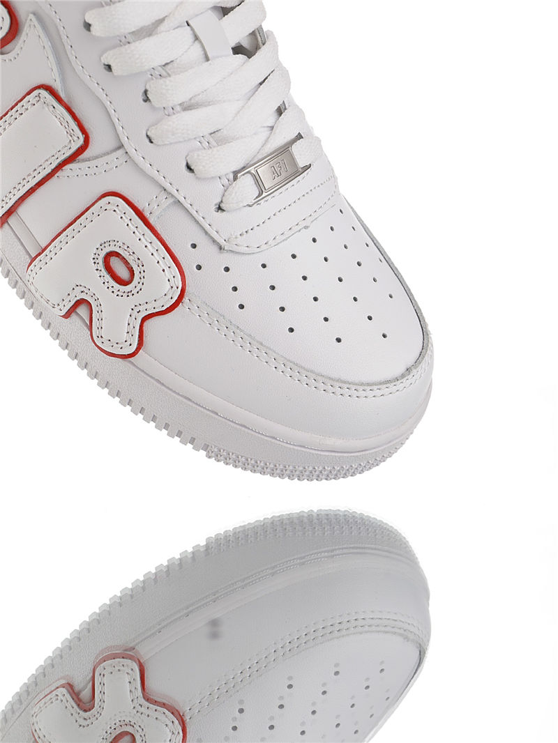 nike air force 1 - Blanco Rojo
