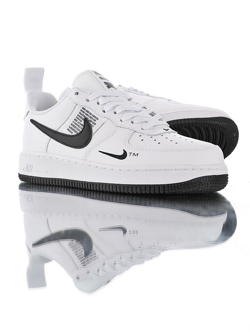 nike air force 1 - Blanco Negro