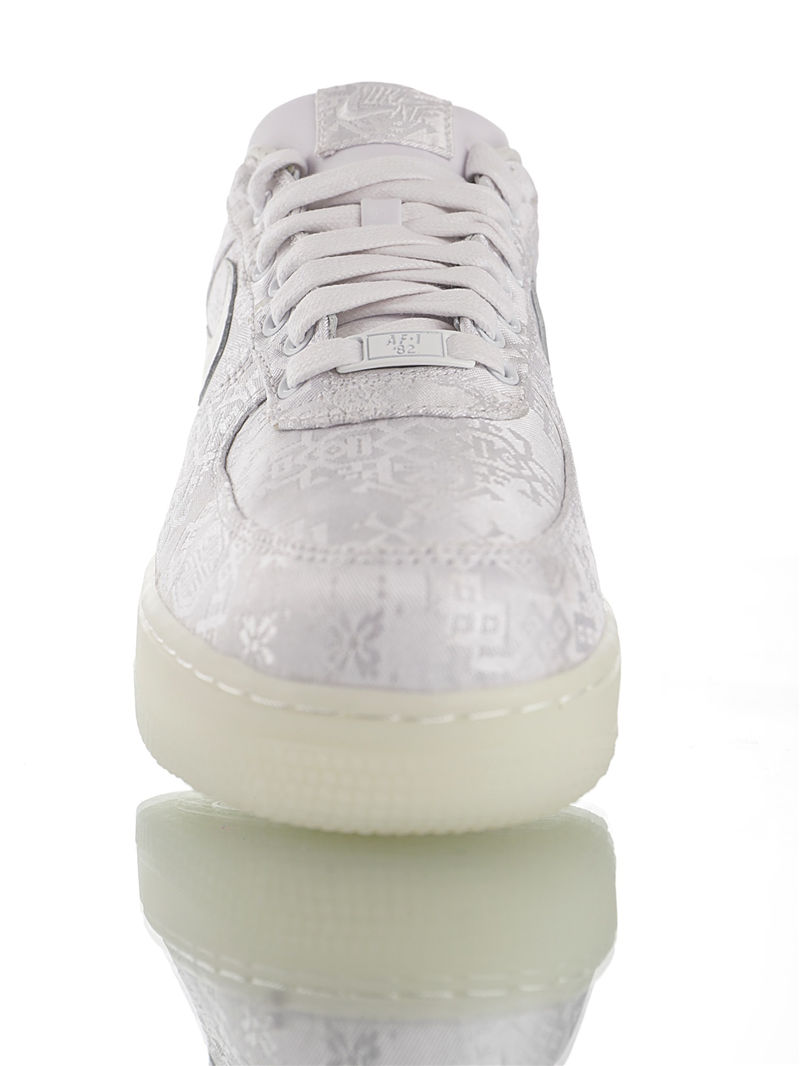 nike air force 1 - Blanco Plateado