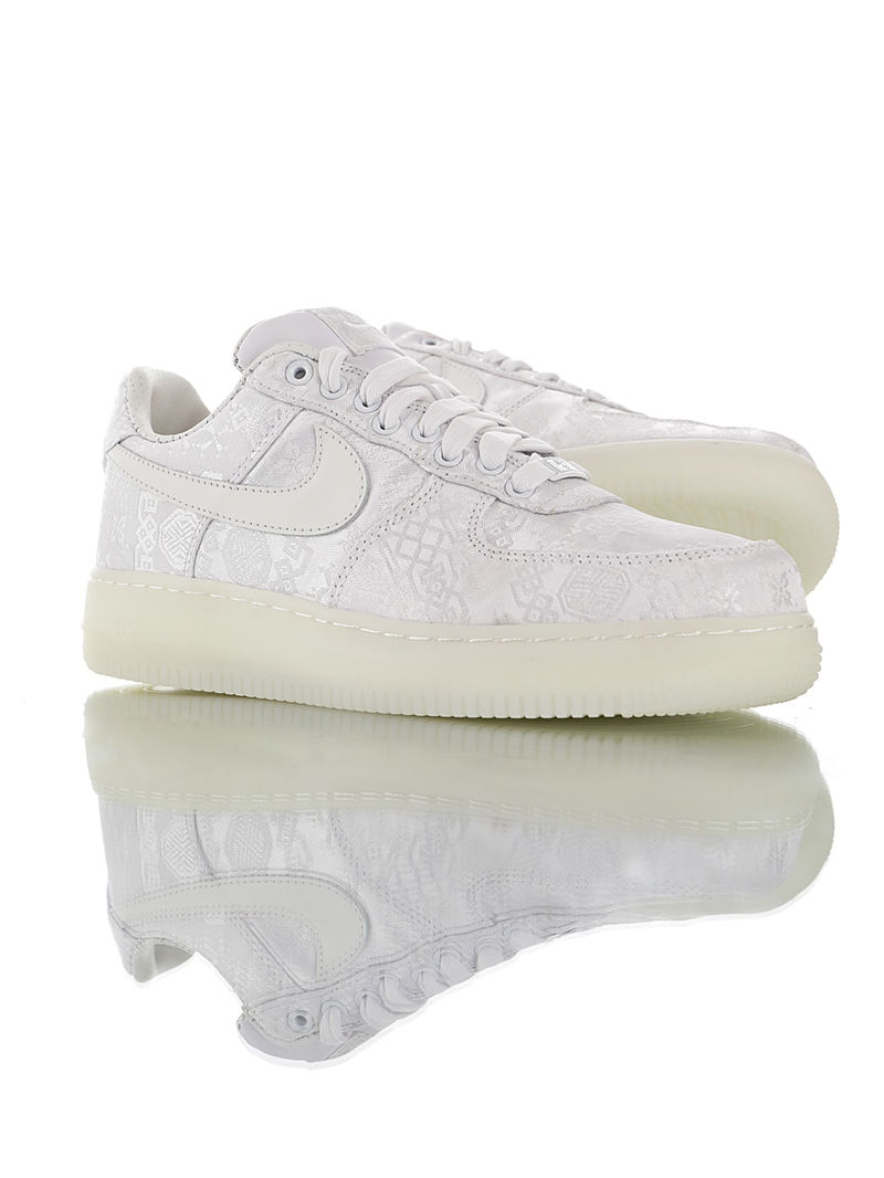 nike air force 1 - Blanco Plateado