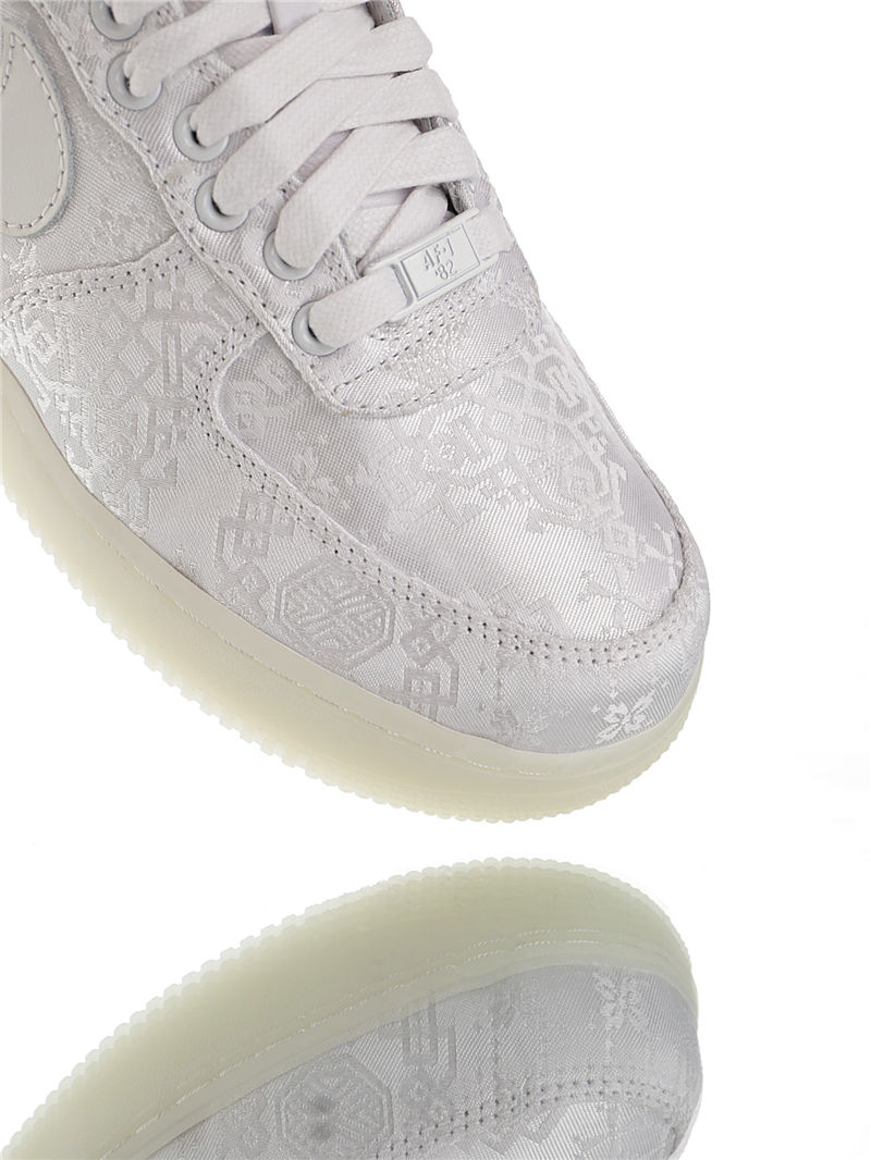 nike air force 1 - Blanco Plateado