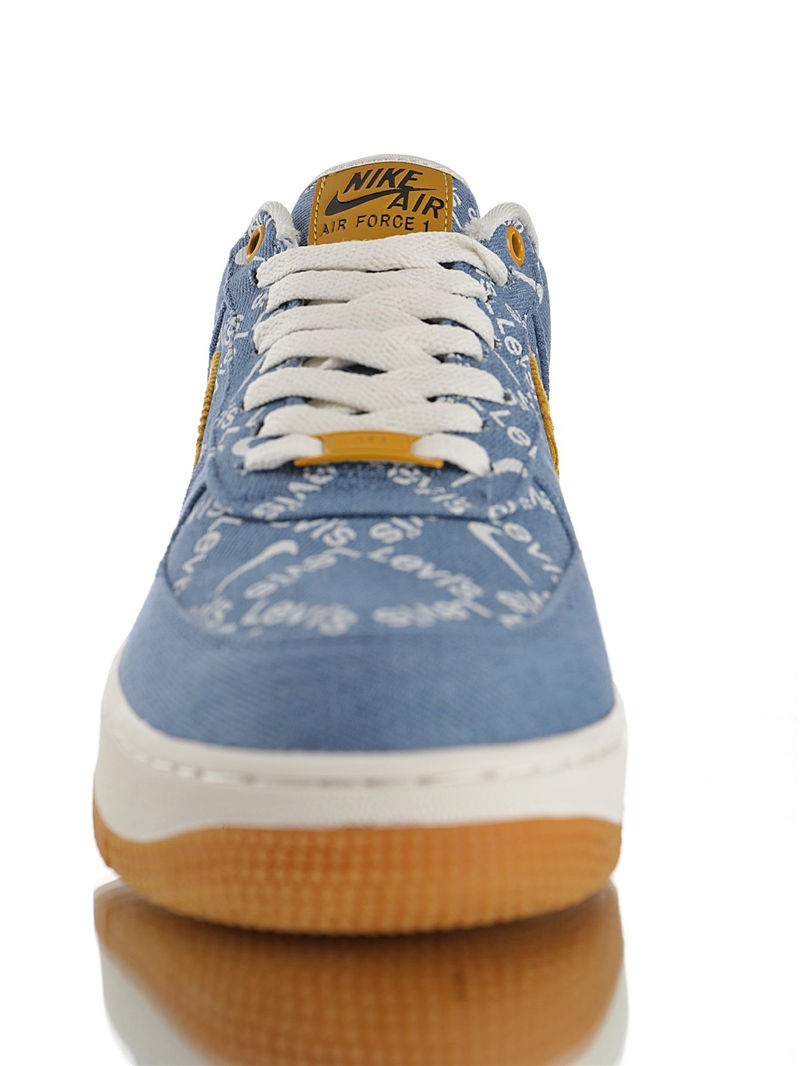 nike air force 1 - Azul Blanco Cafe