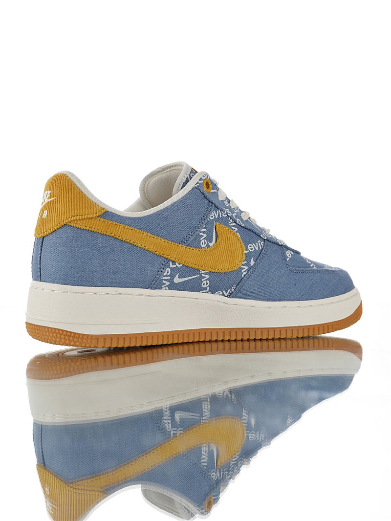 nike air force 1 - Azul Blanco Cafe