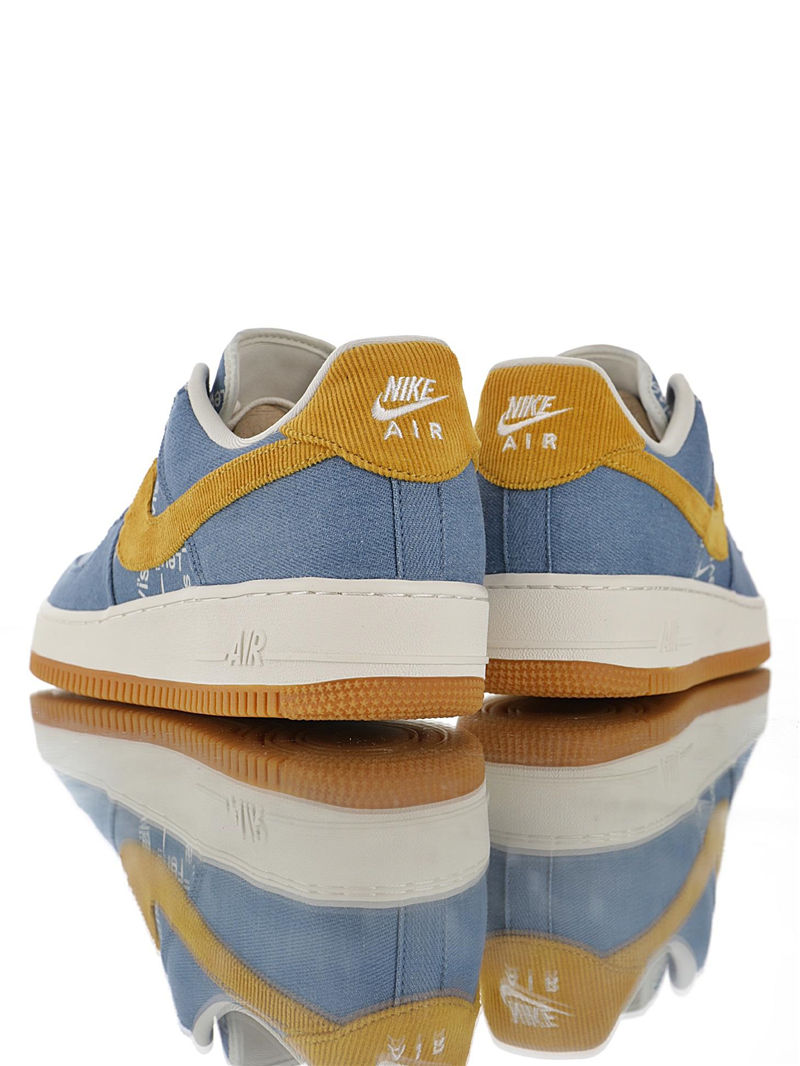nike air force 1 - Azul Blanco Cafe
