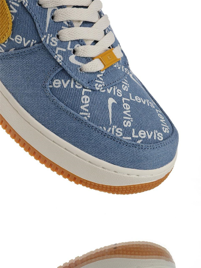 nike air force 1 - Azul Blanco Cafe