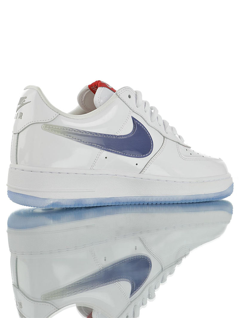 nike air force 1 - Blanco Rojo Gris