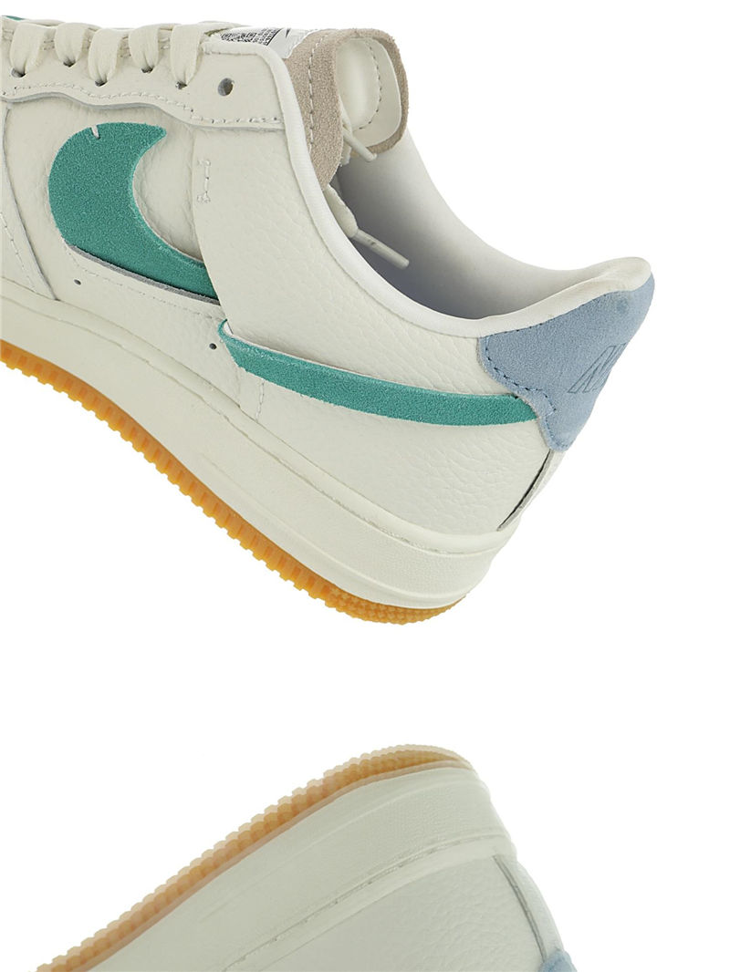 nike air force 1 - Blanco Azul Verde