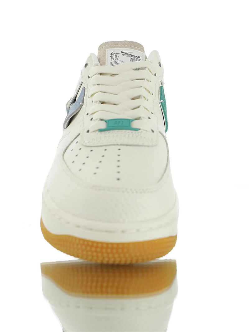nike air force 1 - Blanco Azul Verde
