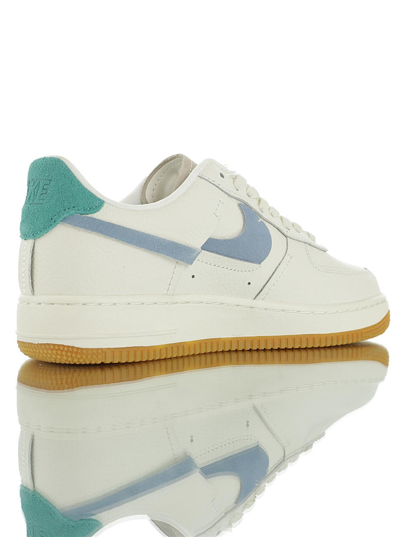 nike air force 1 - Blanco Azul Verde