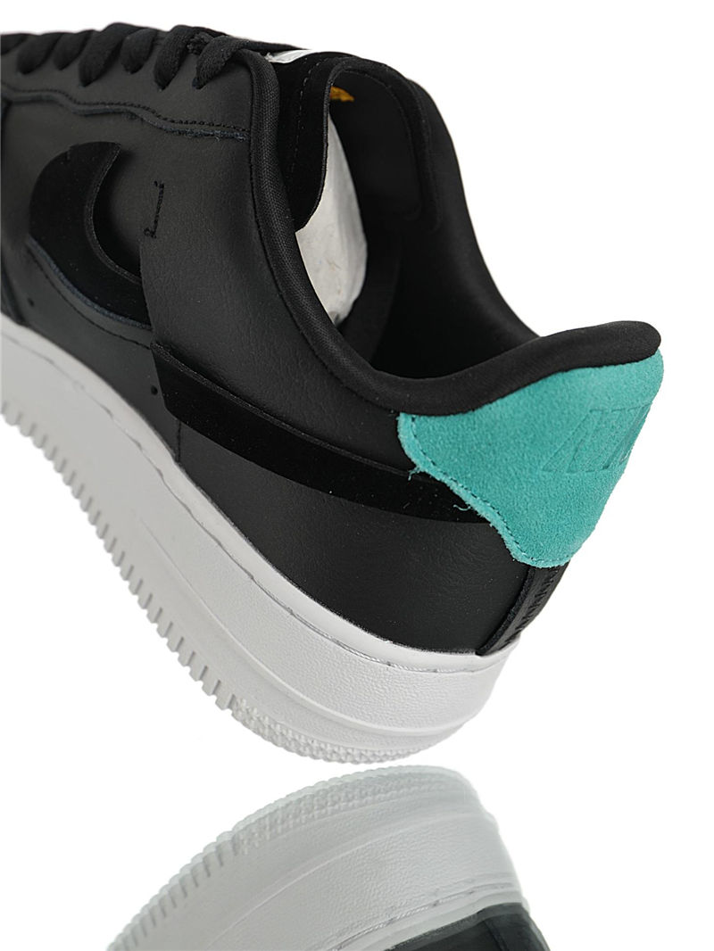 nike air force 1 - Negro Menta Cafe