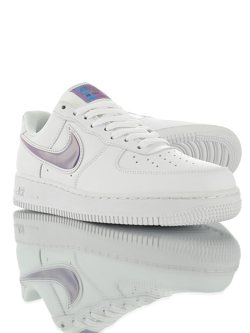 nike air force 1 - Blanco Morado