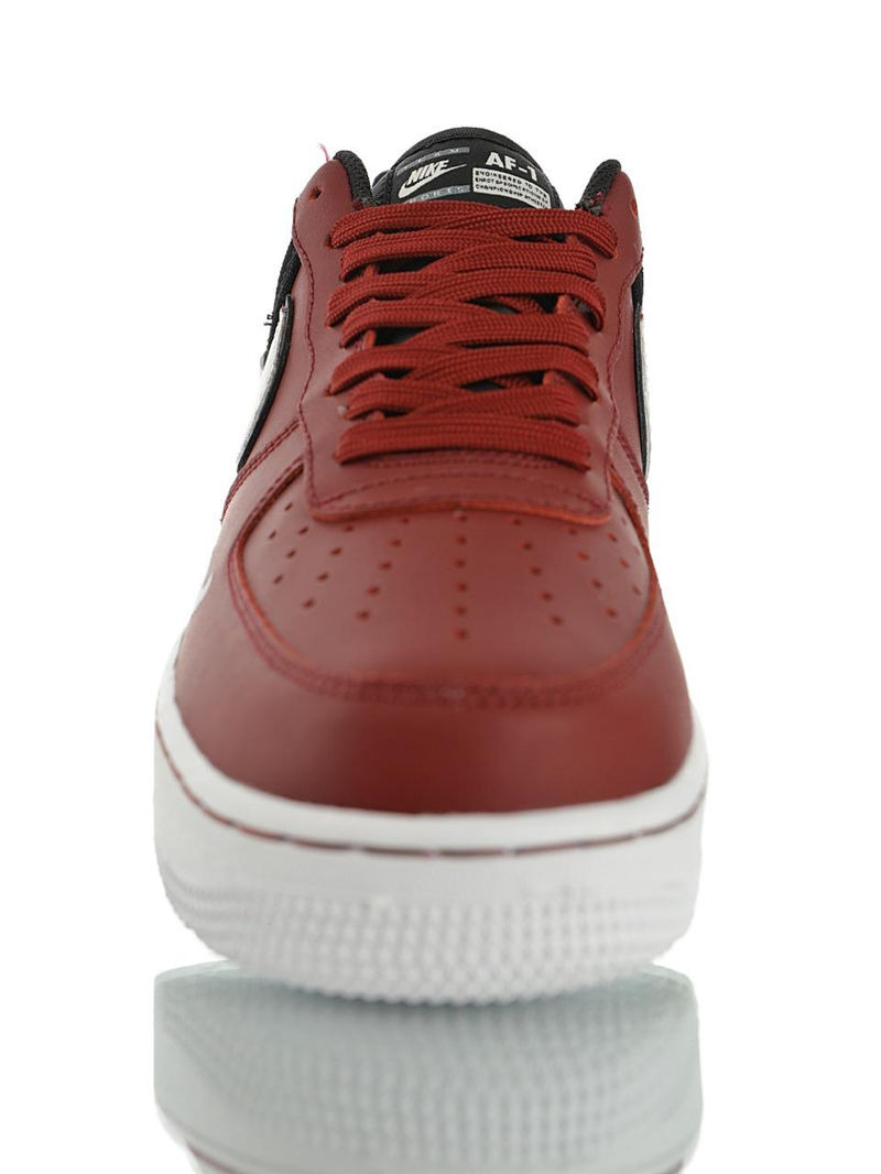 nike air force 1 - Blanco Negro Burdeo
