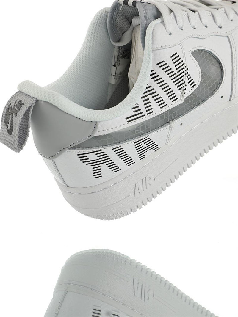 nike air force 1 - Blanco Gris Fluor