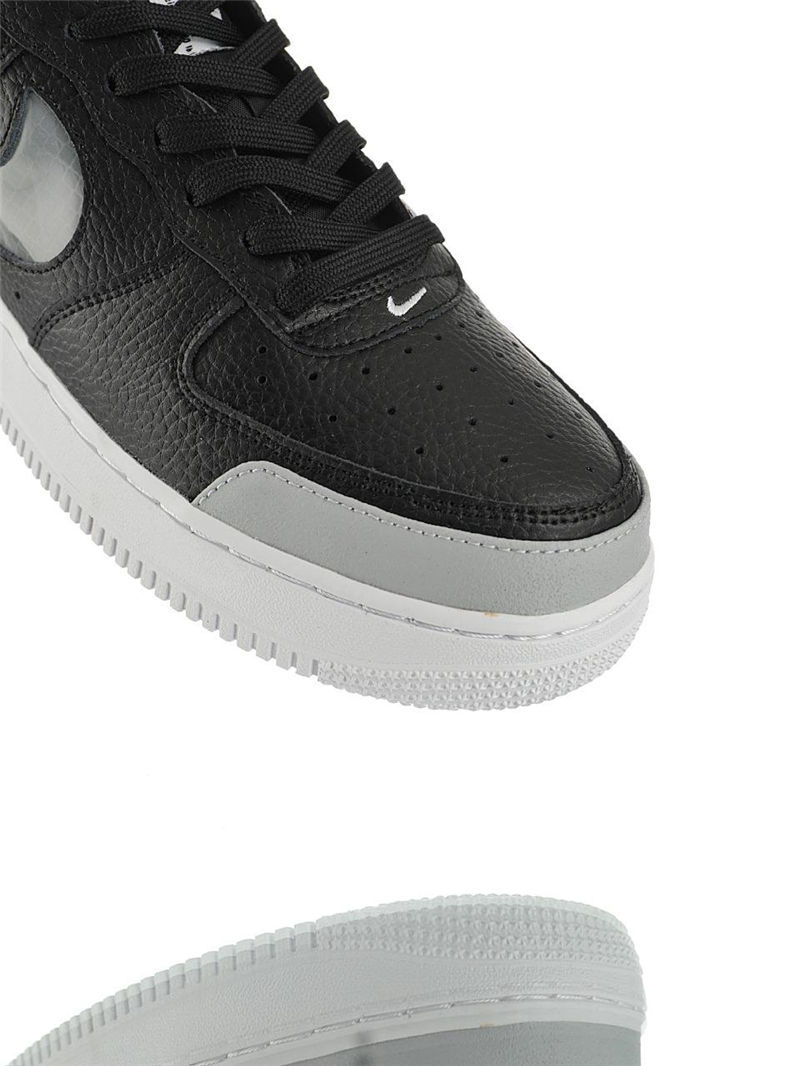 nike air force 1 - Negro Gris Fluor
