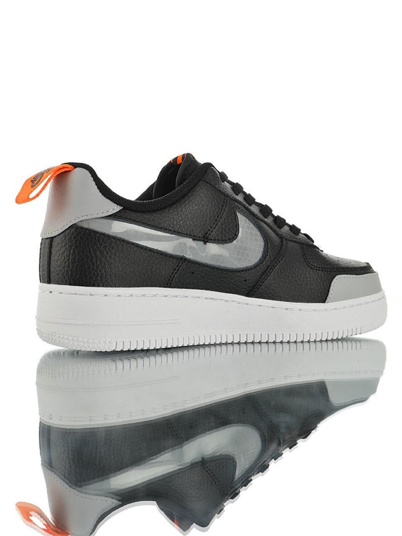 nike air force 1 - Negro Gris Fluor